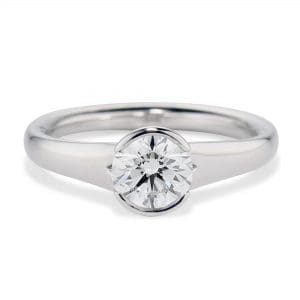 010583 Bezel Set Solitaire Ring